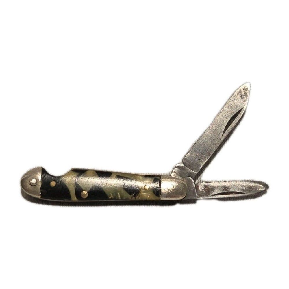 VTG Possible Hammer Utica NY Blades Mini Pocket Jack Knife Shell Mixed Colors
